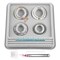 The Bead Boards Bracelet Sizer Measurement Tool 4 Round Grooves for Jewerly Bracelets Necklaces Making Supplies